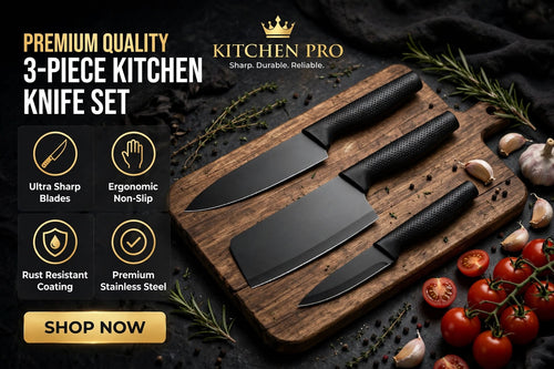 3-Piece Kitchen Knife Set